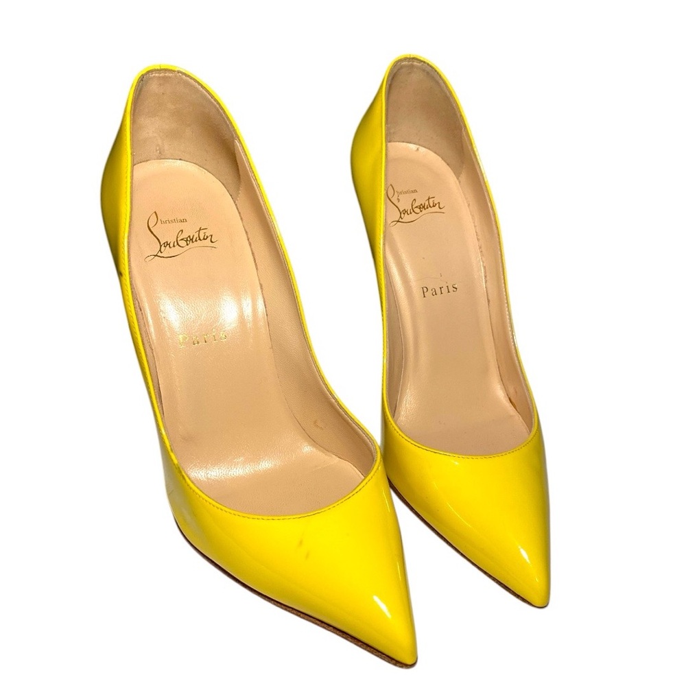Christian Louboutin Yellow Stiletto Heels